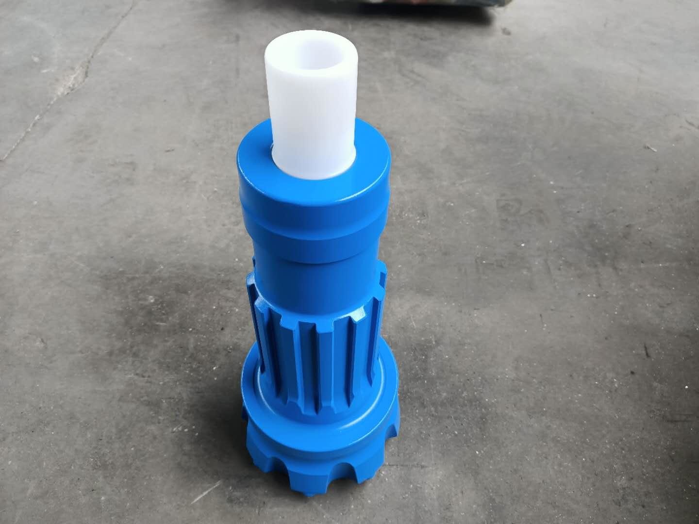6" DTH Bits Flat Face With Foot Valve QL60 165mm For Hard Rock Formation