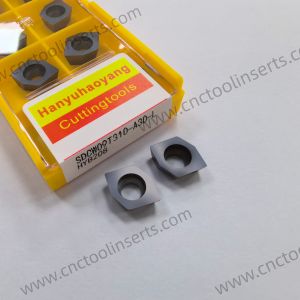 CNC Milling Insert with PVD Uncoated SDCW09T310-A30-R HYB208, Suitable for all
