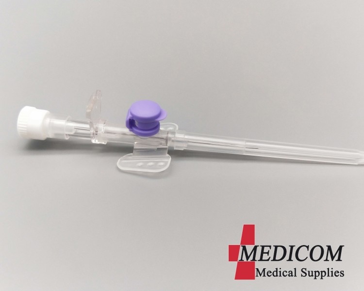 CE ISO APPROVED iv cannula catheter with injection port and wings 14G 16G 18G 20G 22G 24G 26G sterile by eo gas