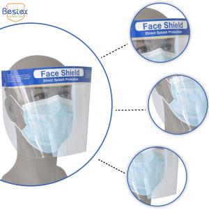 China Dental Splash EN166 Antiviral Face Shield with Sponge factory