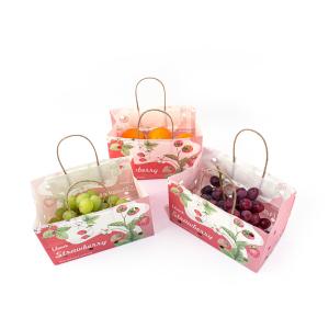 OEM Printing Fruit Paper Bags Sustainable For Table Grapes Vegetable