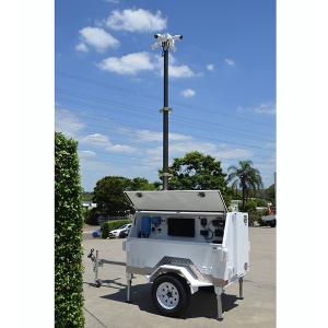 China vehile mounted lockable telescoping pneumatic mast aluminum mast factory