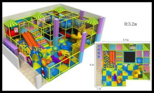 China Colorful Kids Indoor Soft Playground Equipment Kids Slide for Children Castle New Design factory