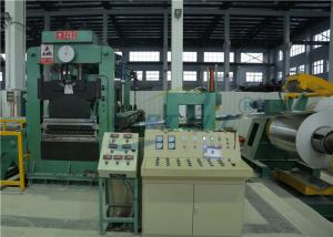 China Rotary Shear Cut To Length Line , Metal Cutting Machine High Accuracy factory