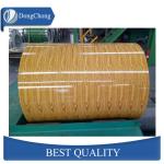 Wood Grain Aluminium Coated Sheet Interior Decorating For Gutter Coil