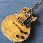 Chibson custom made LP electric guitar,Flame Maple Top,Rosewood fingerboard,Gold