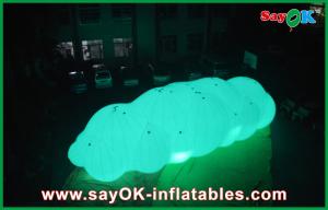 China 0.18mm PVC Inflatable Helium Cloud Balloon Float In the Air With LED Light factory