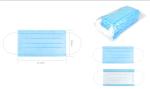 Breathable 3 Ply Medical Surgical Mask Disposable Non Woven BFE 99%