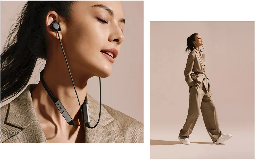 Hua Wei Freelace Pro 2 Wireless Earphones With Neck Mounted High Sound Quality and Long Battery Life