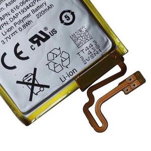 China Replacement Battery 616-0640 For Ipod Nano 7 7th Gen Generation Battery 3.7V 220mah factory