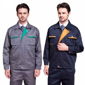 China Adults Work Clothing Sets Unisex Uniforms Workwear Suits Workshop Clothing Fast Delivery factory