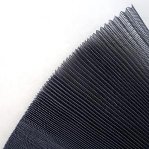 China Pleated 0.35mm Thickness Plisse Insect Screen For Window And Doors factory