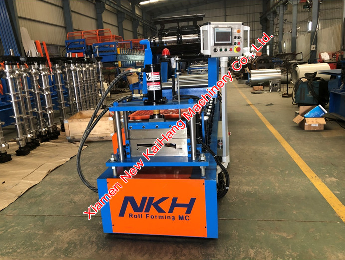 Fence wall roll forming machine, zigzag wall panel, for wall fence function
