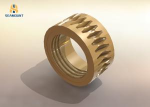 China Customized Precision Tin Bronze Bushing , Flange Copper Bushing factory