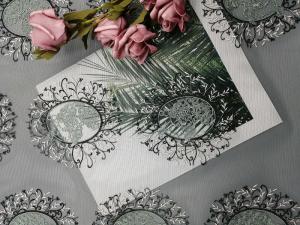 China 60 Yards Tulle Mesh Party Green Embroidered Lace Fabric factory