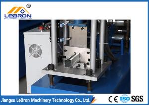 China GI And GL Material Steel Door Frame Making Machines Adjustable Forming Speed factory