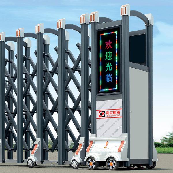 China Anti - Climb Driveway Automatic Retractable Sliding Gate Opening Motors House Main Door factory
