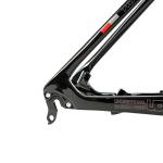 135mm QR Carbon Fiber MTB Frame 29 Full Suspension With Inner Cables