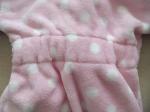 coral fleece infants gown,baby girl bathrobe
