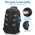 Ventilation Sports Crossbody Mens Sling Bag Splash Proof Water