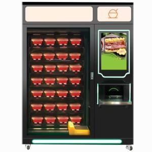 Interactive Wifi Snack Pizza Food Vending Machine Touch Screen Advertising