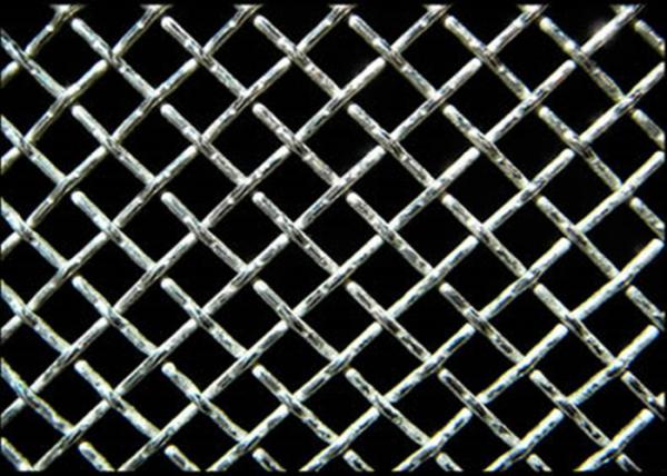 Construction Aluminum Woven Decorative Wire Mesh Double Crimped 0.1 - 3 Mm