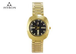 China Premium Men'S Perpetual Calendar Watch , Gold Color Fitron Men'S Watches factory