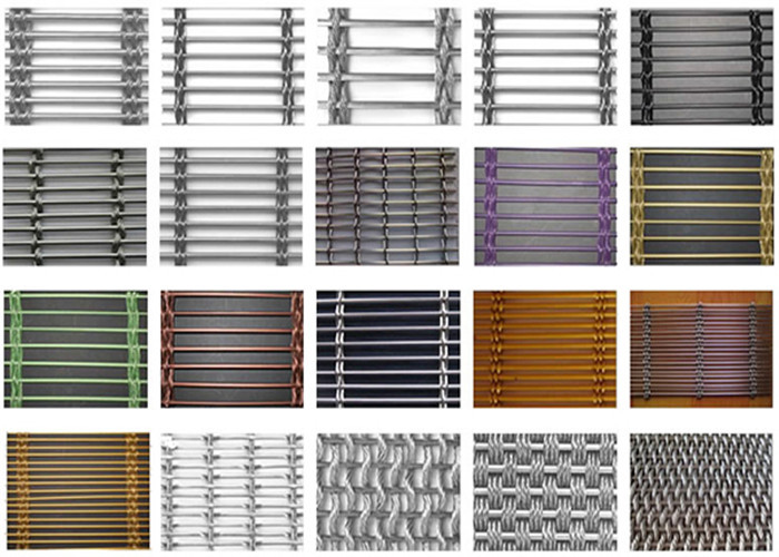 SGS Screen 2mm Diameter Decorative Metal Mesh For Home