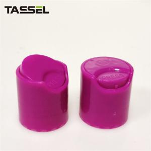 China Fuchsia PP Disc Cap 20/410 PP Dispensing Cap for Plastic Bottle factory