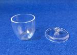 Transparent Quartz Glass Crucible With Cover Various Volumes Optional