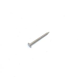 China Custom Flat Head Stainless Steel Ring Shank Siding Nails For Wood factory