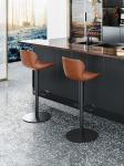 Hotel Restaurant Lift Swivel Bar Stool Light Luxury Home Bar Club Chairs