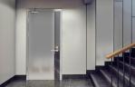 Modern Steel Fireproof Door Single Open Minimalist Interior Door