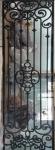 9 X 9MM Steel Bar Black Chrome Wrought Cast Iron Glass Door 2.2M
