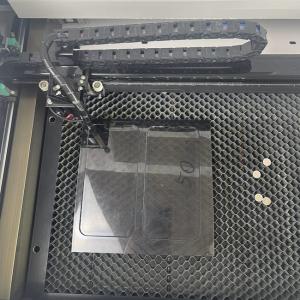 China Automatic Daqin Tempered Glass Cutting Machine Mobile Cover Sticker Design 30KG factory