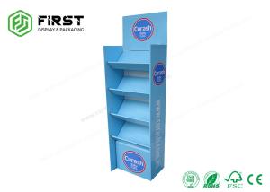 China Custom Easy Assembly Paper Display Retail Promotion Floor Corrugated Display Stand factory