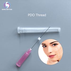 China Soft Mono Screw Cosmetic Surgery Thread Lift Sharp Needle With Blunt Cannula factory