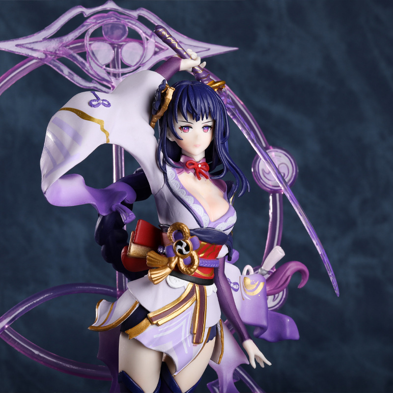 30CM Genshin Impact Beelzebul Raiden Action Figures Shogun Battle Ver. PVC Anime Figure Model Collection Toys Figurine