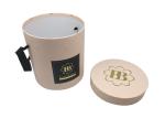 Luxury Velvet Flower Round Ardboard Packaging Tubes Containers With Lids