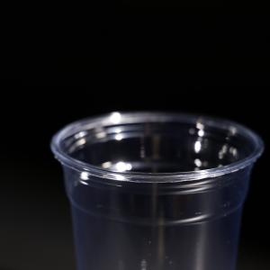 China PET 12oz Plastic Cup With Dome/Flat Lid For Cold Beverage,Cold Coffee factory
