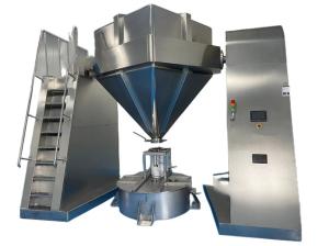 China Rotating Industrial Powder Blender Square Cone Powder Mixer For Pharmaceutical Industry factory