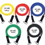 Latex Resistance Exercise Tubes 10lbs 20lbs 30lbs 40lbs 50lbs