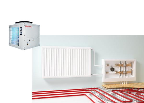 Meeting 12KW green refrigerant R410a air source heat pump for floor heating