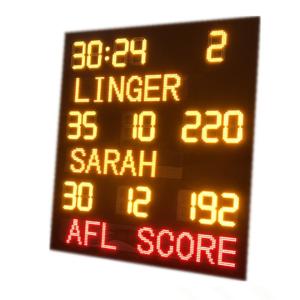China DIP Custom Aussie Rules Afl Football Scoreboard 2100MM X 2300MM X 100MM factory