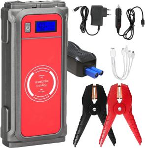China 5W Wireless Jump Starter Power Packs 12000mAh Multifunction Portable factory