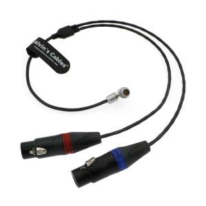 China Audio-Cable for ARRI-Mini-LF Camera 6 Pin Male to Dual XLR 3 Pin Female Cable Alvin's Cables factory