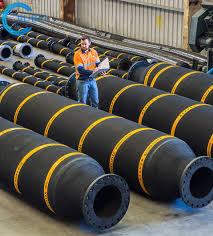 China Pipe Self Floating Dredge Hose For Sale Sand Suction Solid Single Carcass Submarine Hose 10-30bar factory