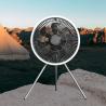 Buy cheap Battery 10000mAh Rechargeable Table Fan 12 Inch Lantern LED Tent Light Fan from wholesalers