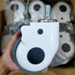 125mm Medical Bed Casters Stem Locking Anti - Winding Hospital