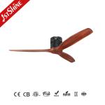 1stshine Modern Nordic 3 Wooden Blades Flush Ceiling Fan Timer Included for